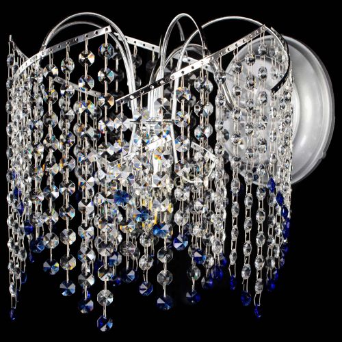 Бра Иволга №2 синяя в Подольске Гусь Хрустальный