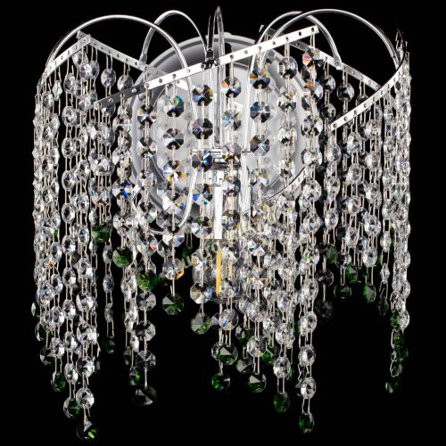 Бра Иволга №2 зеленая в Подольске Гусь Хрустальный