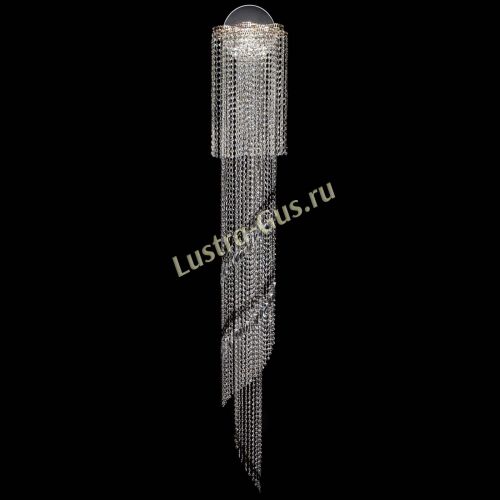 Бра Камелия №1 каскад черная в Подольске Гусь Хрустальный