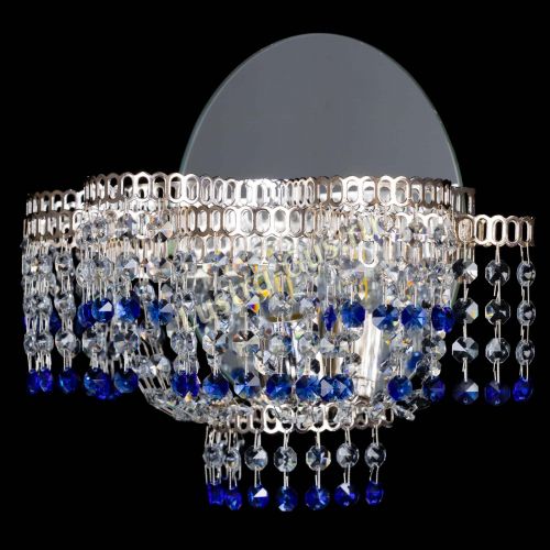 Бра Камелия обтикон Синяя в Подольске Гусь Хрустальный