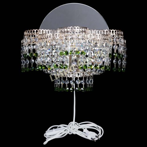 Бра Камелия обтикон Зеленая в Подольске Гусь Хрустальный