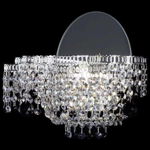 Бра Камелия шар черная в Подольске Гусь Хрустальный