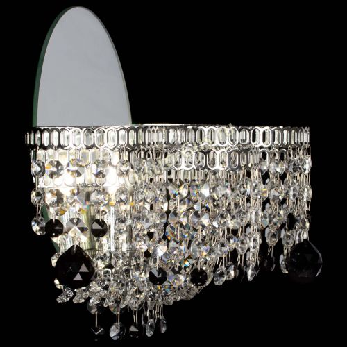 Бра Камелия шар черная в Подольске Гусь Хрустальный