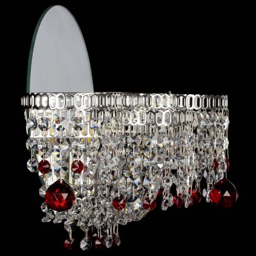 Бра Камелия шар красная в Подольске Гусь Хрустальный