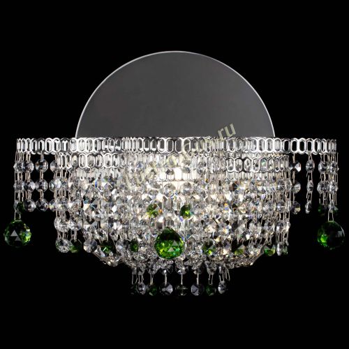 Бра Камелия шар зеленая в Подольске Гусь Хрустальный