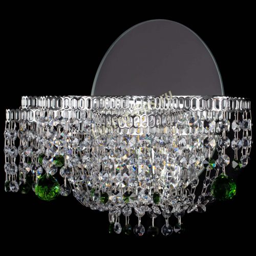 Бра Камелия шар зеленая в Подольске Гусь Хрустальный