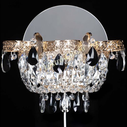 Бра Камея Флора черная в Подольске Бра Камея Флора черная в Подольске