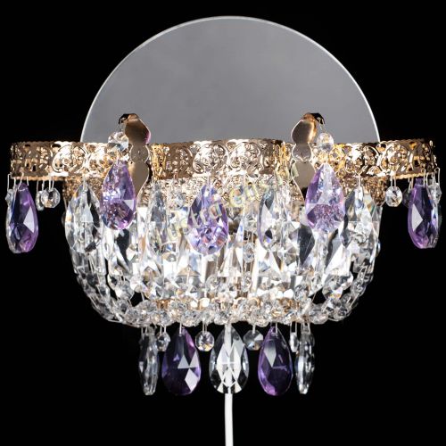 Бра Камея Флора фиолетовая в Подольске Бра Камея Флора фиолетовая в Подольске