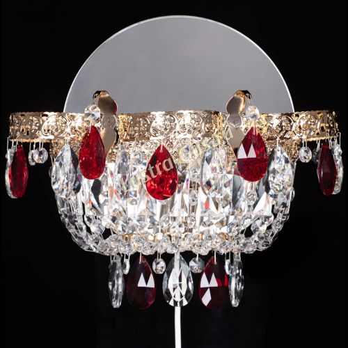 Бра Камея Флора красная в Подольске Бра Камея Флора красная в Подольске