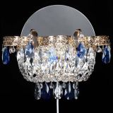 Бра Камея Флора синяя в Подольске