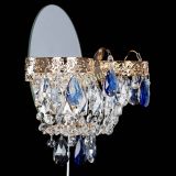 Бра Камея Флора синяя в Подольске