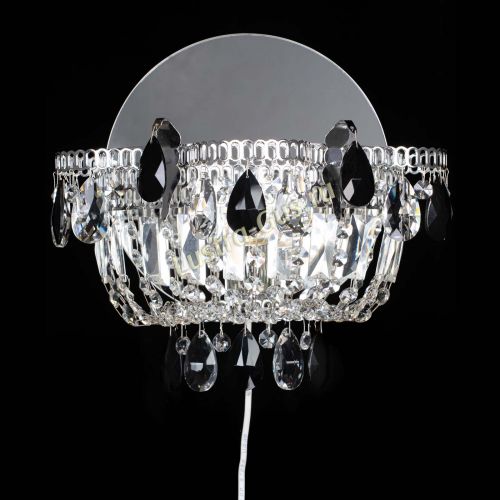 Бра Камея черная в Подольске Гусь Хрустальный