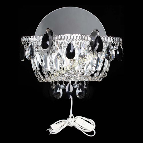 Бра Камея черная в Подольске Гусь Хрустальный