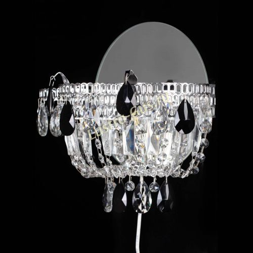 Бра Камея черная в Подольске Гусь Хрустальный