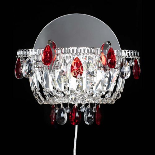 Бра Камея красная в Подольске Гусь Хрустальный