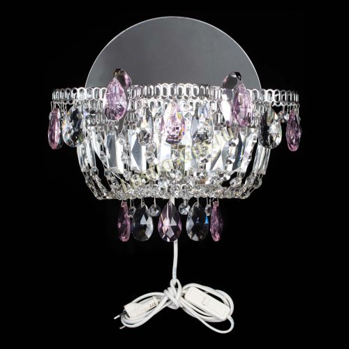 Бра Камея розовая в Подольске Гусь Хрустальный