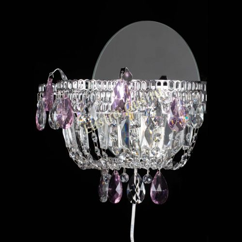 Бра Камея розовая в Подольске Гусь Хрустальный