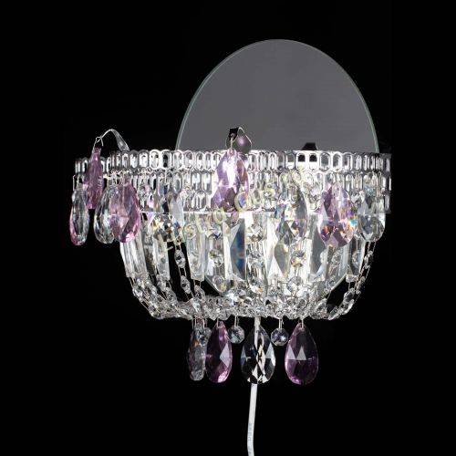 Бра Камея розовая в Подольске Гусь Хрустальный