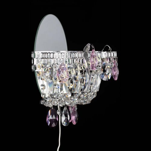 Бра Камея розовая в Подольске Гусь Хрустальный