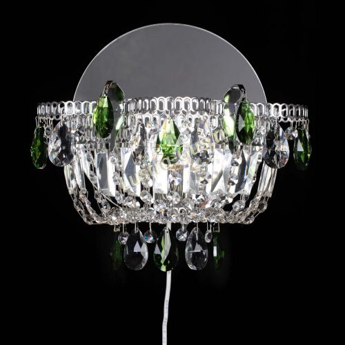 Бра Камея зеленая в Подольске Гусь Хрустальный