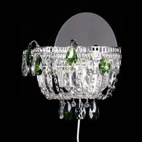 Бра Камея зеленая в Подольске Гусь Хрустальный