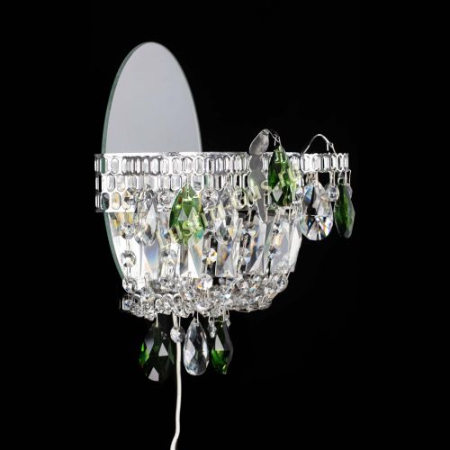 Бра Камея зеленая в Подольске Гусь Хрустальный