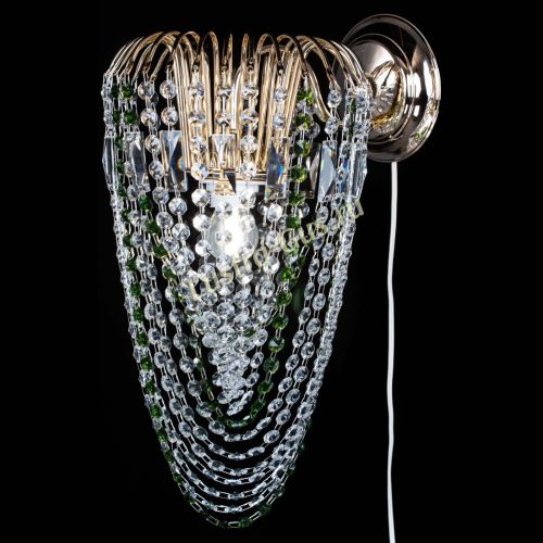 Бра Каскад Водоворот зеленая в Подольске Гусь Хрустальный