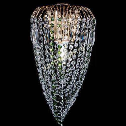 Бра Каскад Водоворот зеленая в Подольске Гусь Хрустальный