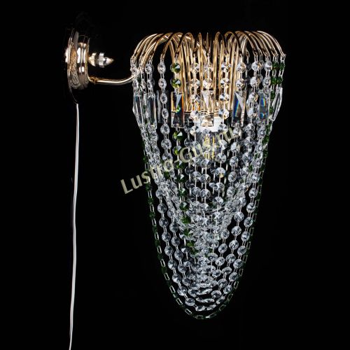 Бра Каскад Водоворот зеленая в Подольске Гусь Хрустальный