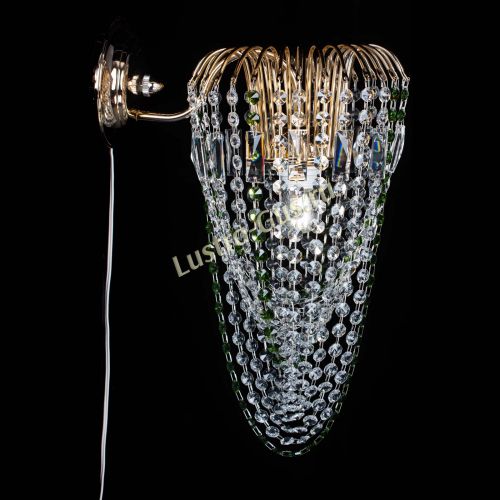 Бра Каскад Водоворот зеленая в Подольске Гусь Хрустальный