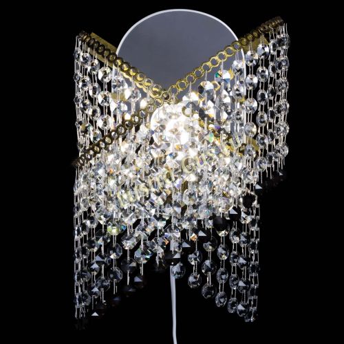 Бра Космея №1 черная под бронзу в Подольске Гусь Хрустальный