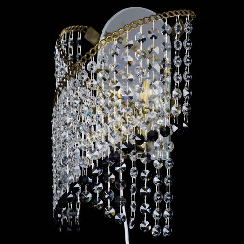 Бра Космея №1 черная под бронзу в Подольске Гусь Хрустальный