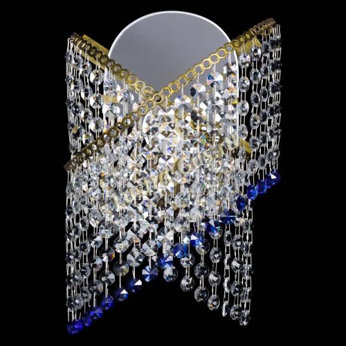 Бра Космея №1 синяя под бронзу в Подольске Бра Космея №1 синяя под бронзу в Подольске