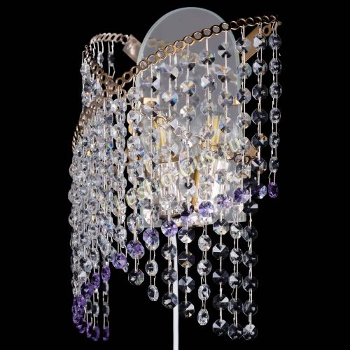 Бра Космея №1 фиолетовая в Подольске Гусь Хрустальный