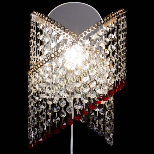 Бра Космея №1 красная в Подольске Гусь Хрустальный