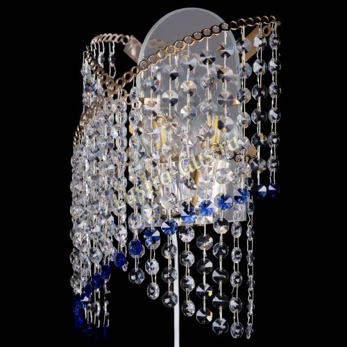 Бра Космея №1 синяя в Подольске Гусь Хрустальный