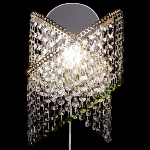 Бра Космея №1 зеленая в Подольске Гусь Хрустальный