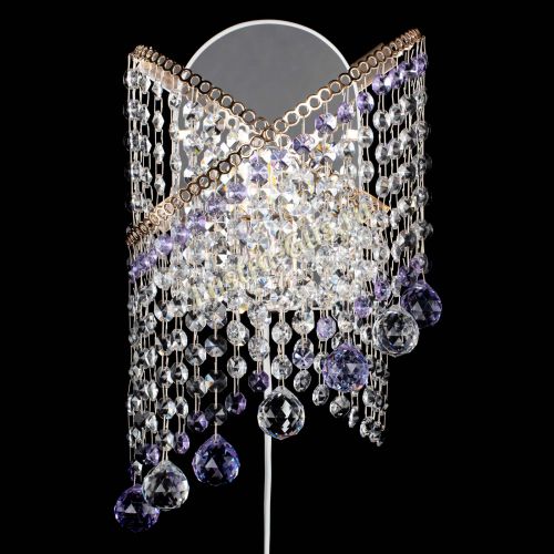 Бра Космея №3 фиолетовая в Подольске Гусь Хрустальный