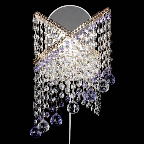 Бра Космея №3 фиолетовая в Подольске Гусь Хрустальный