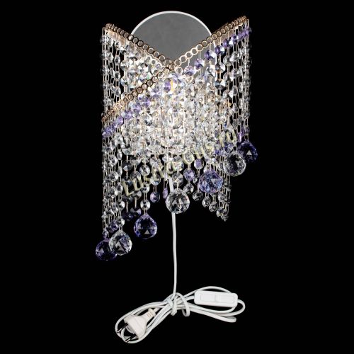 Бра Космея №3 фиолетовая в Подольске Гусь Хрустальный