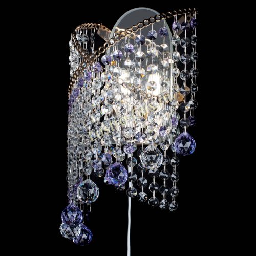 Бра Космея №3 фиолетовая в Подольске Гусь Хрустальный