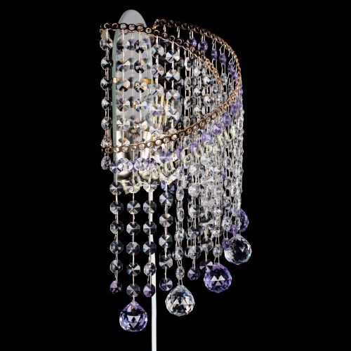 Бра Космея №3 фиолетовая в Подольске Гусь Хрустальный