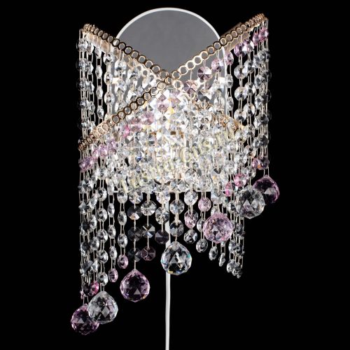 Бра Космея №3 розовая в Подольске Гусь Хрустальный