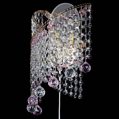 Бра Космея №3 розовая в Подольске Гусь Хрустальный