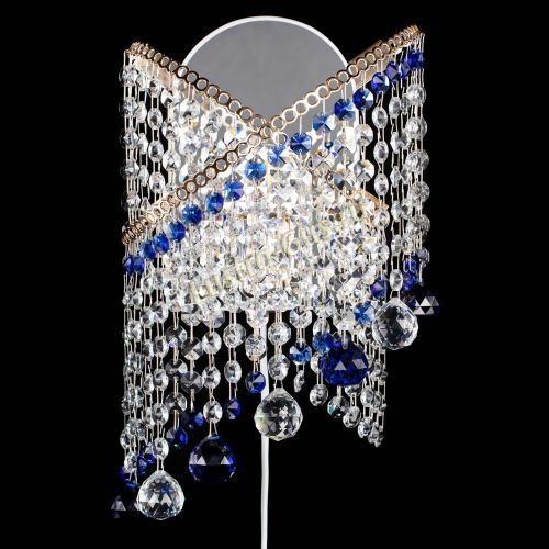 Бра Космея №3 синяя в Подольске Гусь Хрустальный