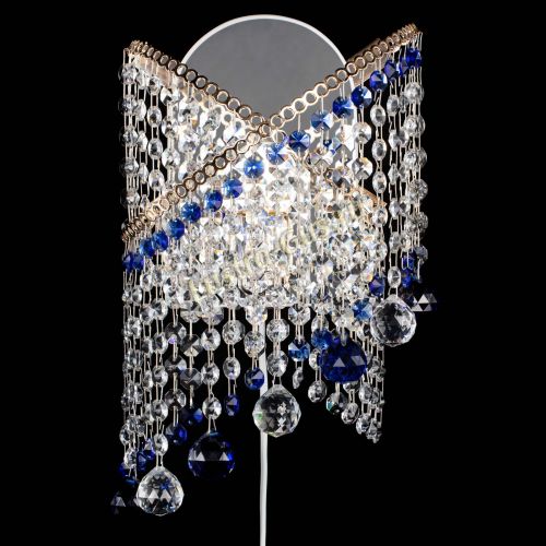 Бра Космея №3 синяя в Подольске Гусь Хрустальный