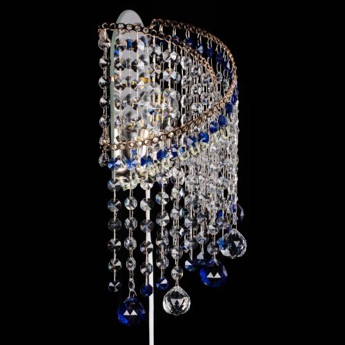 Бра Космея №3 синяя в Подольске Гусь Хрустальный