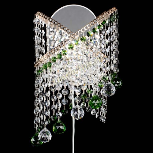 Бра Космея №3 зеленая в Подольске Гусь Хрустальный