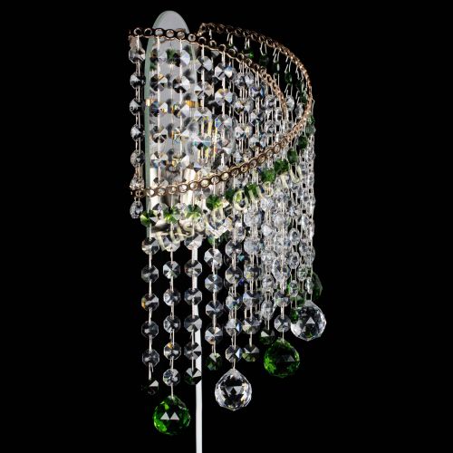 Бра Космея №3 зеленая в Подольске Гусь Хрустальный