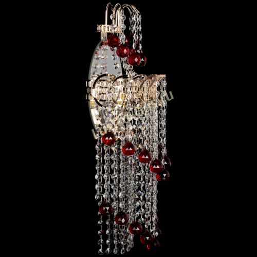 Бра Ника №5 красная в Подольске Гусь Хрустальный